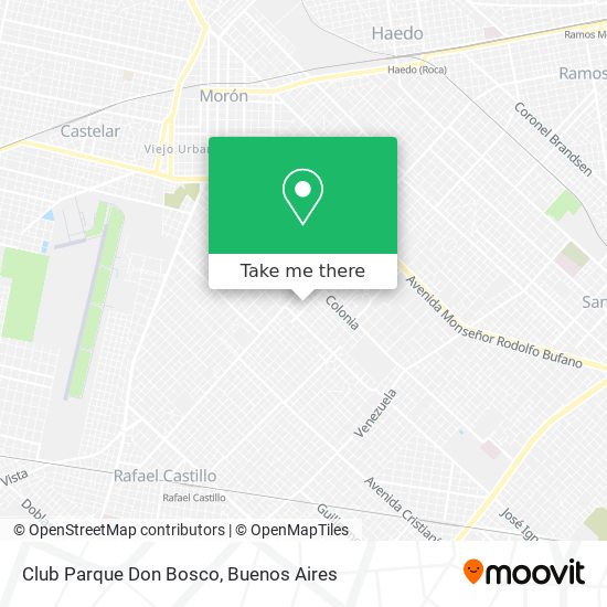 Club Parque Don Bosco map