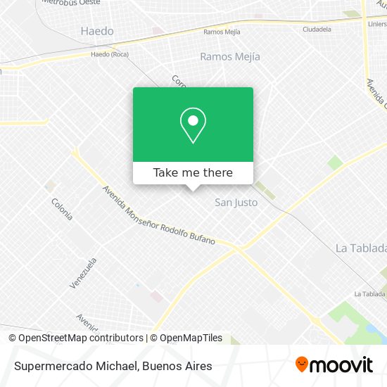 Supermercado Michael map