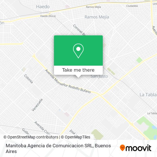 Manitoba Agencia de Comunicacion SRL map