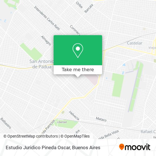 Estudio Juridico Pineda Oscar map