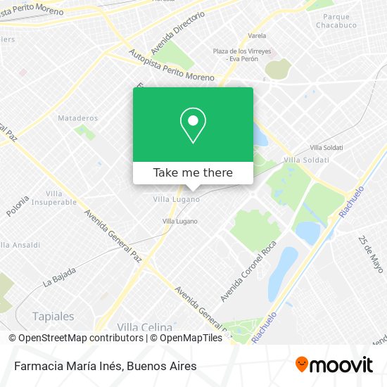 Mapa de Farmacia María Inés