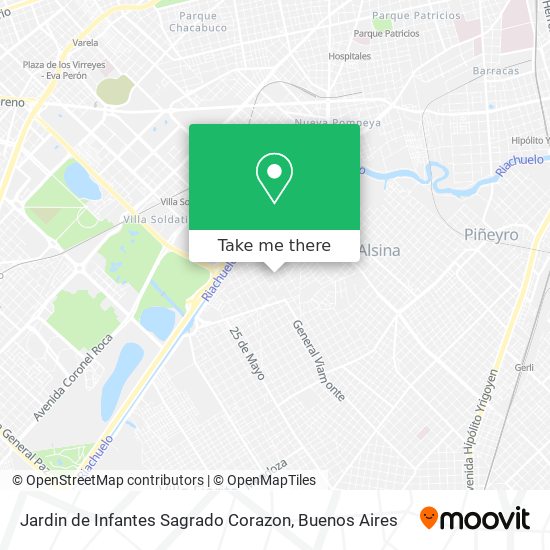 Jardin de Infantes Sagrado Corazon map