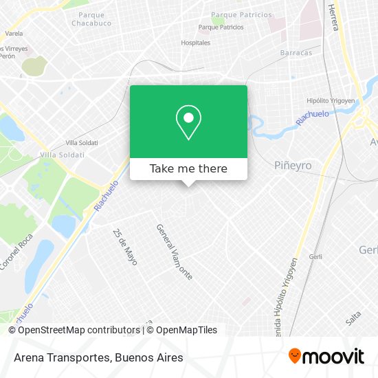Mapa de Arena Transportes