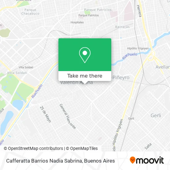 Cafferatta Barrios Nadia Sabrina map
