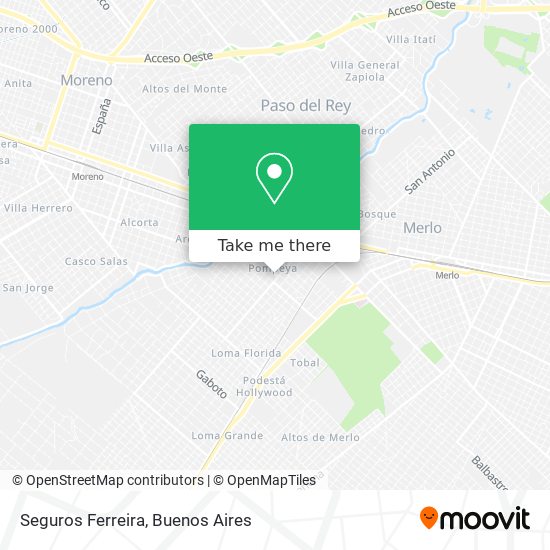 Seguros Ferreira map
