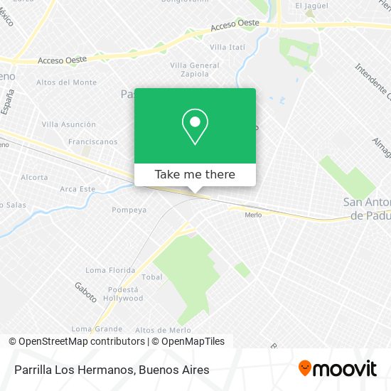 Parrilla Los Hermanos map