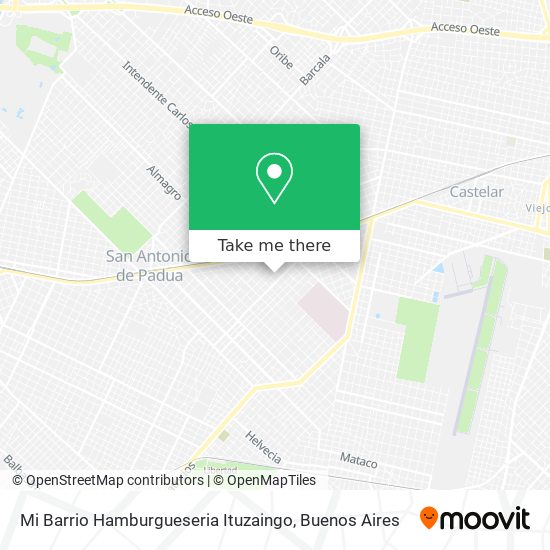 Mi Barrio Hamburgueseria Ituzaingo map