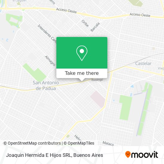 Mapa de Joaquin Hermida E Hijos SRL