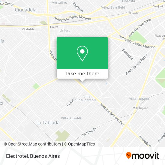 Mapa de Electrotel