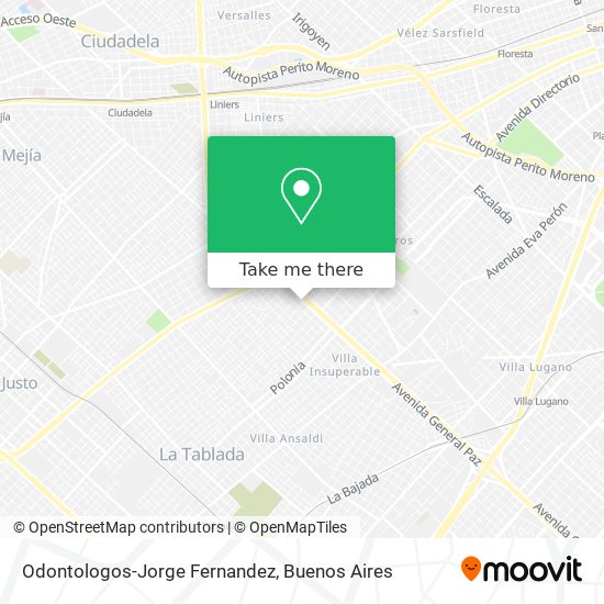 Odontologos-Jorge Fernandez map