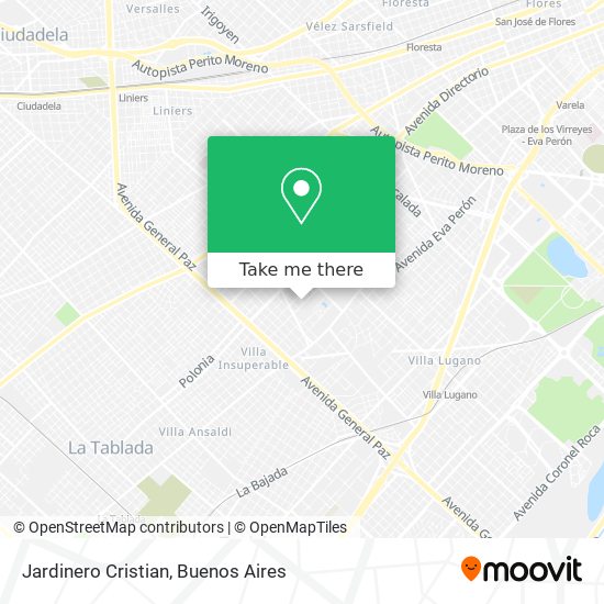 Jardinero Cristian map