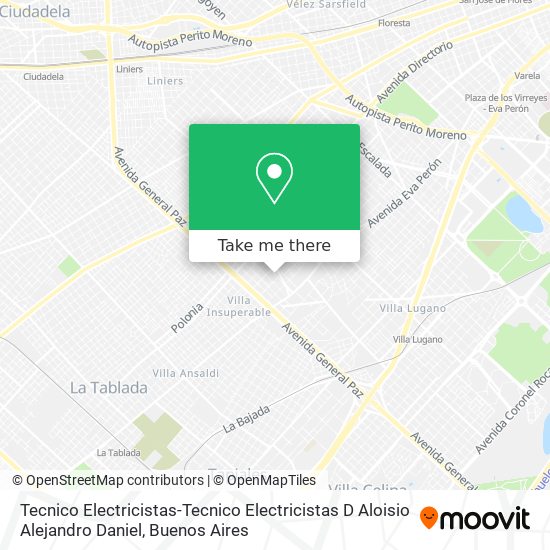 Tecnico Electricistas-Tecnico Electricistas D Aloisio Alejandro Daniel map