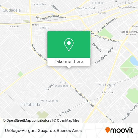 Urólogo-Vergara Guajardo map