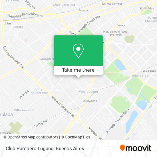 Club Pampero Lugano map