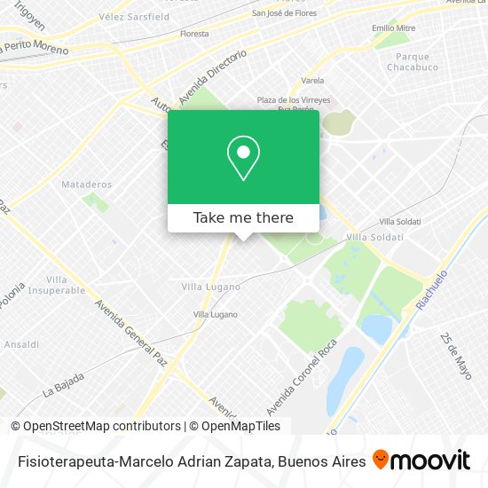 Mapa de Fisioterapeuta-Marcelo Adrian Zapata