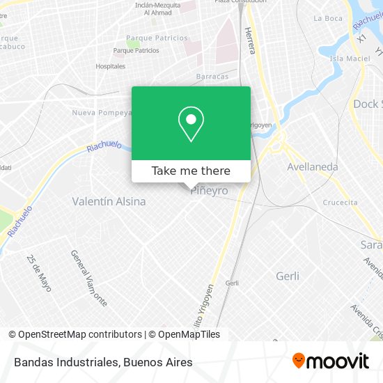 Bandas Industriales map