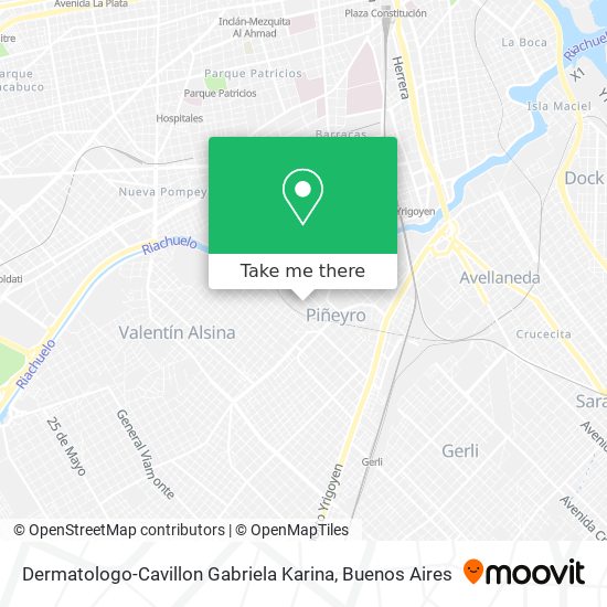 Dermatologo-Cavillon Gabriela Karina map