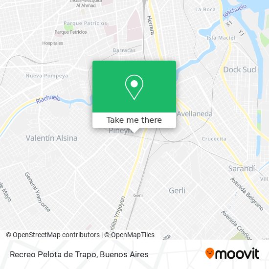 Recreo Pelota de Trapo map