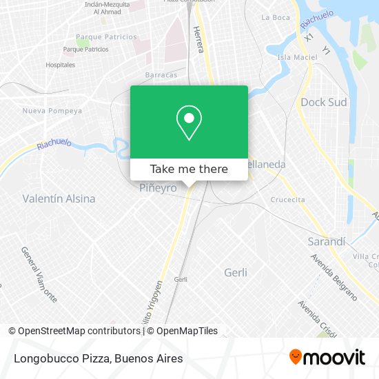 Mapa de Longobucco Pizza