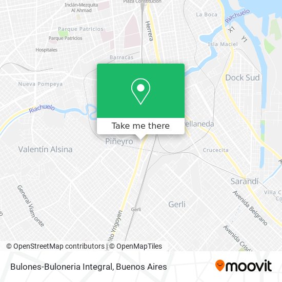 Mapa de Bulones-Buloneria Integral