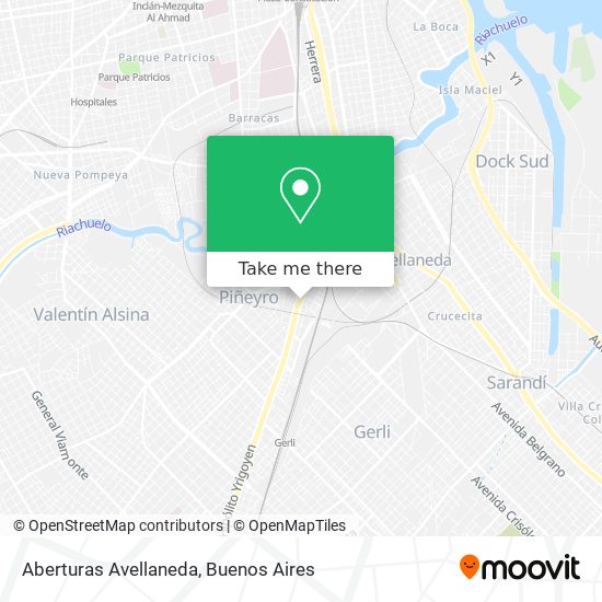 Aberturas Avellaneda map