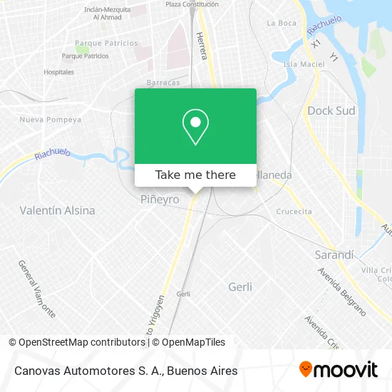 Canovas Automotores S. A. map