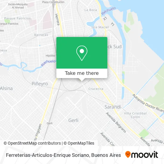 Mapa de Ferreterias-Articulos-Enrique Soriano
