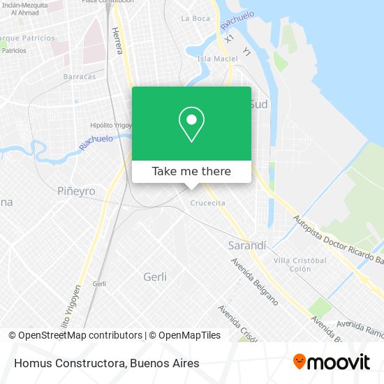 Homus Constructora map
