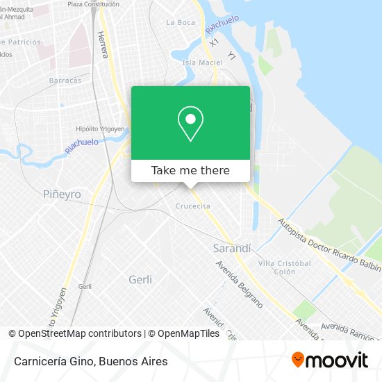 Carnicería Gino map