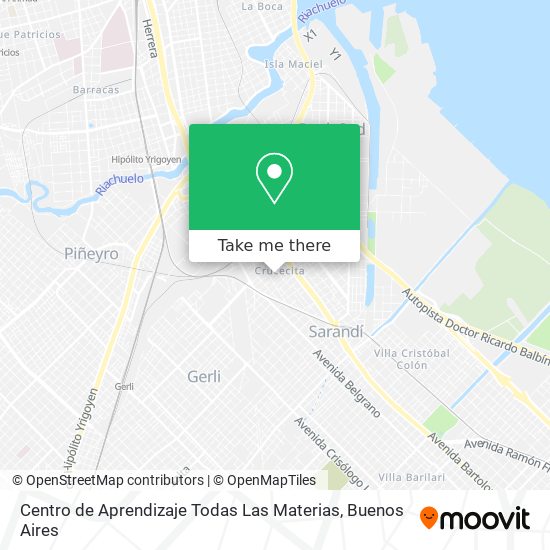 Mapa de Centro de Aprendizaje Todas Las Materias