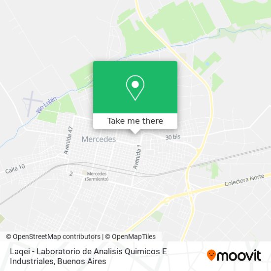 Mapa de Laqei - Laboratorio de Analisis Quimicos E Industriales