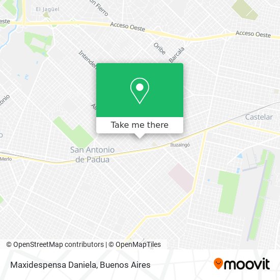 Maxidespensa Daniela map