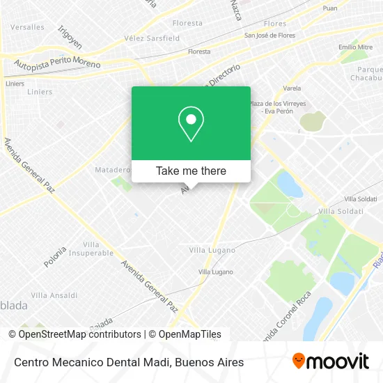 Centro Mecanico Dental Madi map