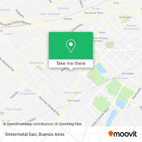 Mapa de Sintermetal Saic
