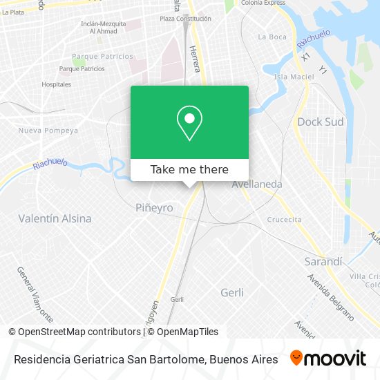 Residencia Geriatrica San Bartolome map