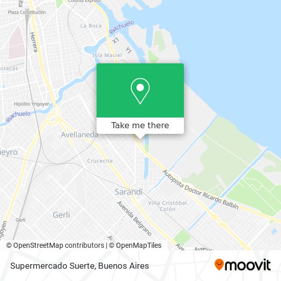 Mapa de Supermercado Suerte