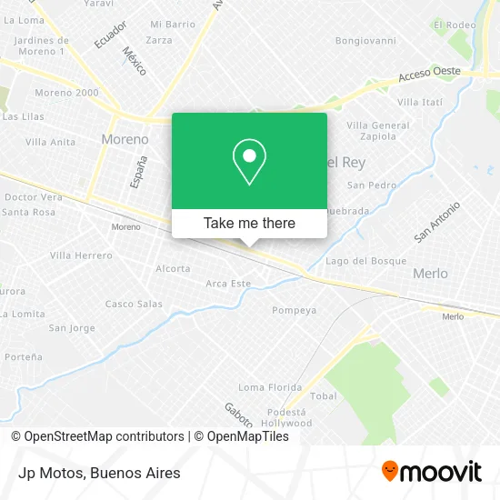Jp Motos map