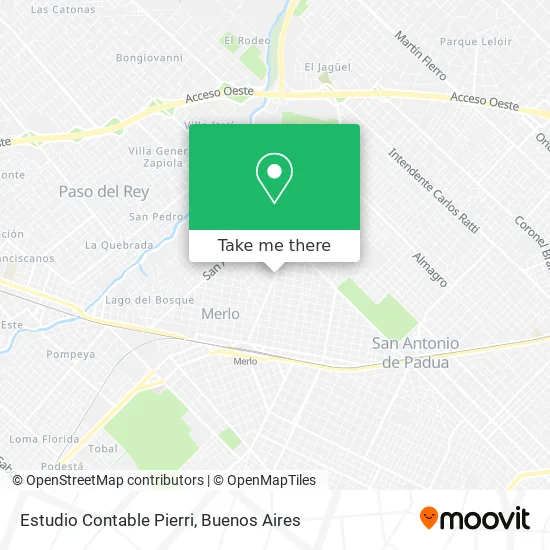 Estudio Contable Pierri map