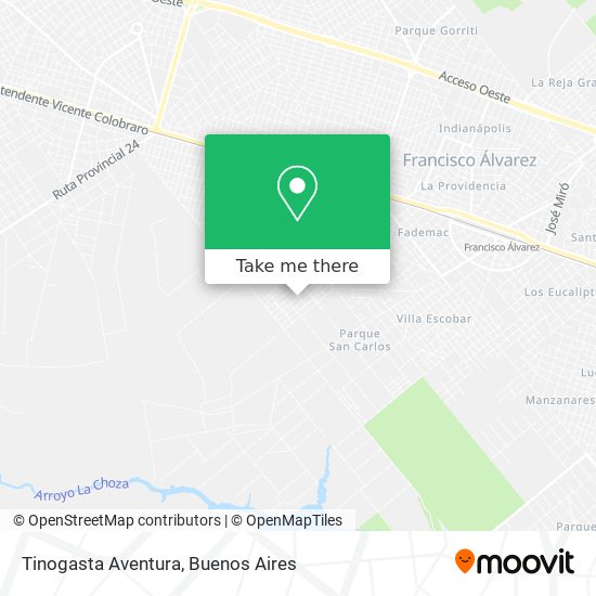 Mapa de Tinogasta Aventura