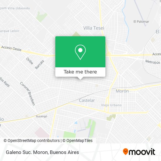 Galeno Suc. Moron map