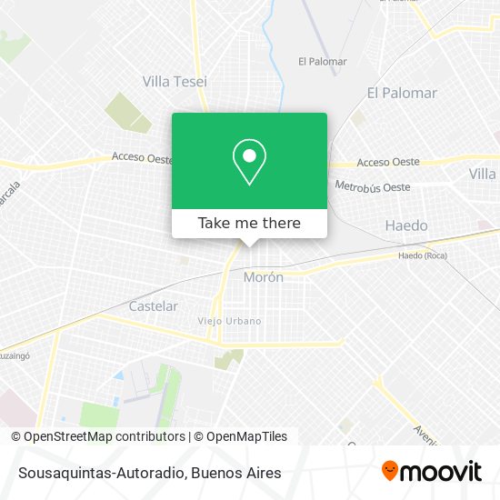 Sousaquintas-Autoradio map