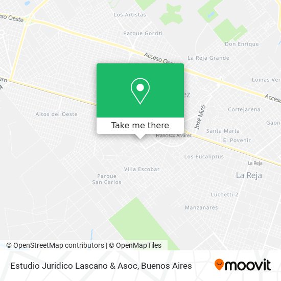 Estudio Juridico Lascano & Asoc map