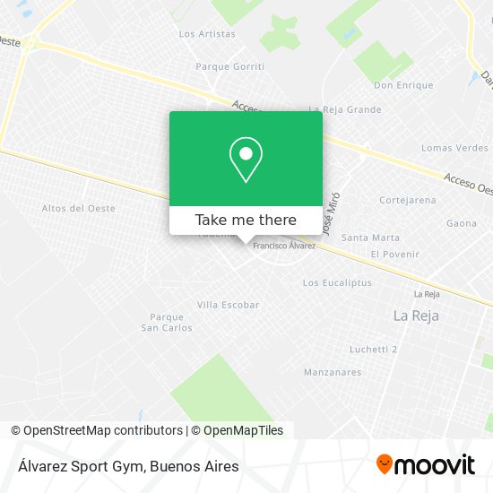 Álvarez Sport Gym map