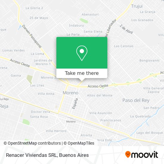 Renacer Viviendas SRL map