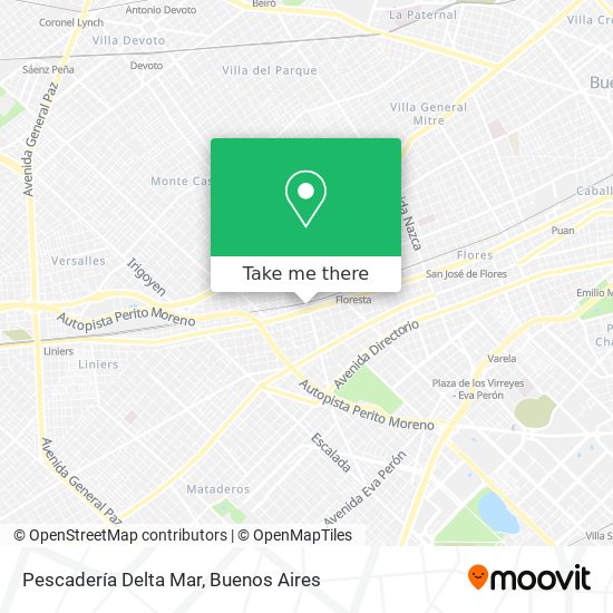 Pescadería Delta Mar map