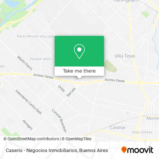 Caserio - Negocios Inmobiliarios map