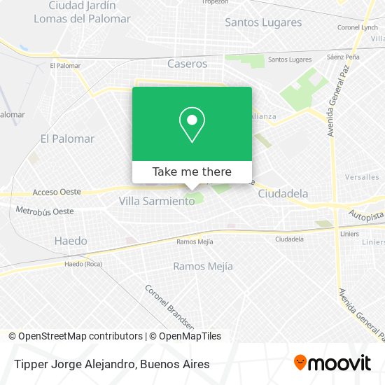 Tipper Jorge Alejandro map