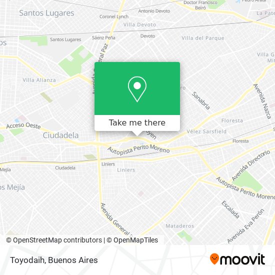 Mapa de Toyodaih