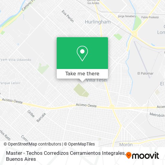 Master - Techos Corredizos Cerramientos Integrales map