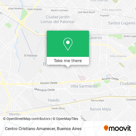 Centro Cristiano Amanecer map